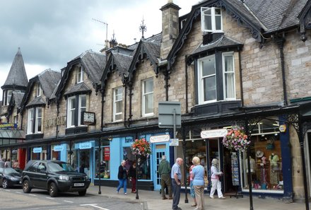 Schottland Familienreise - Schottland mit Kindern - Pitlochry kleine Läden