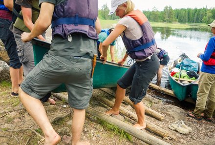 Schweden Familienreise - Schweden Family & Teens - Kanufahrt mit Familie