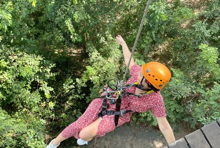 Vietnam & Kambodscha Familienreisen - Kambodscha - Angkor Zipline 