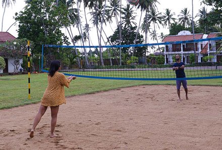 Sri Lanka mit Jugendlichen - Sri Lanka Family & Teens - Dickwella - Dickwella Resort & Spa - Volleyballfeld