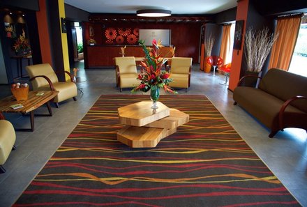 Familienreise Costa Rica - Costa Rica zum Bestpreis - Auténtico Hotel - Gemütliche Lobby