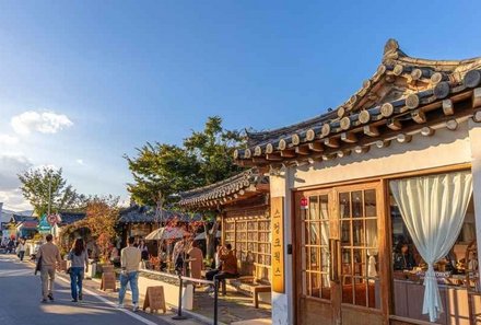 Südkorea for family - Gyeongju - Hwangridan-Gil Straße