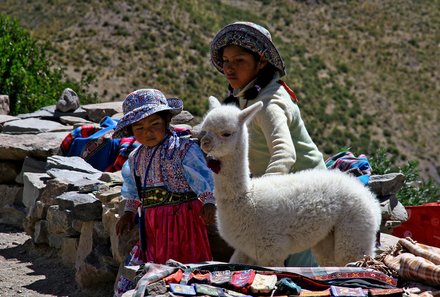 Peru Familienreise - Peru Teens on Tour - Colca Canyon - Einheimische