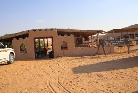 Familienurlaub Oman - Oman for family individuell - Thousand Nights Camp - Eingang