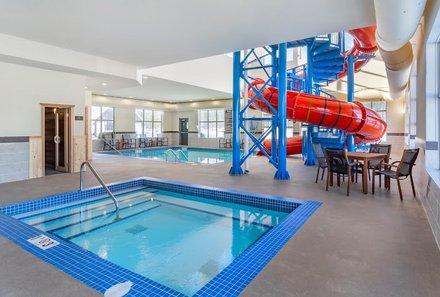 Westkanada for family - Familienurlaub Kanada - Comfort Inn and Suites Pool