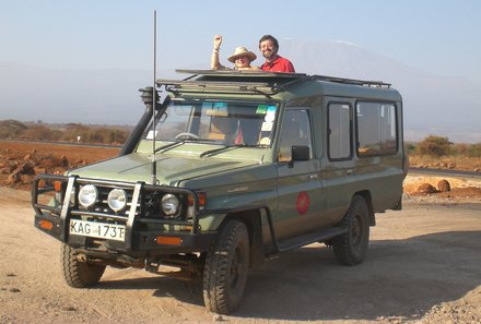 Kenia mit Kindern - Kenia for family - Jeep-Safari im  Amboseli Nationalpark