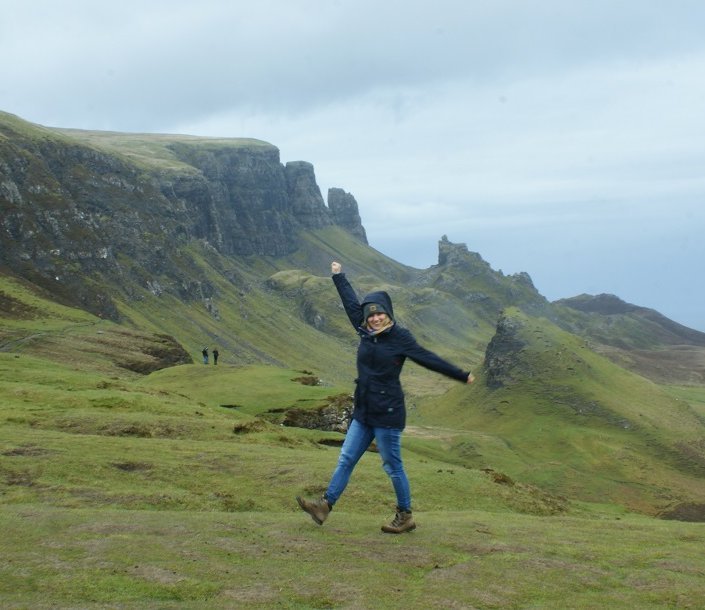 Schottland mit Kindern - Melanie auf der Isle of Skye