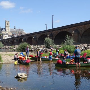 Frankreich Familienreise - Kanutour Loire