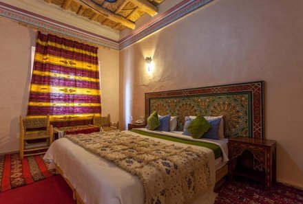 Marokko reise mit jugendlichen - Zimmer im Kasbah Tizzarouine