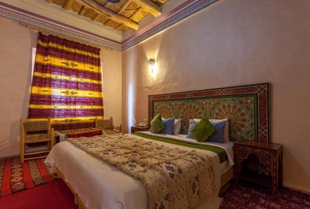 Marokko reise mit jugendlichen - Zimmer im Kasbah Tizzarouine