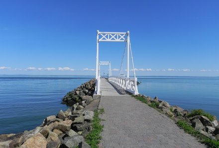 Ostkanada for family - Ostkanada Familienreise mit Kindern - Hotel Au Petit Berger - Weg zum Meer
