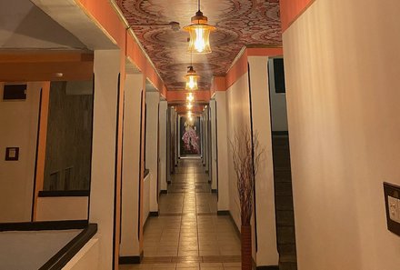 Sri Lanka for family - Kandy - Thilanka Hotel - Flur
