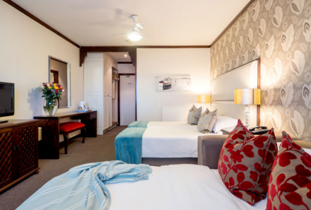 Garden Route for family - Südafrika mit Kindern - Knysna Log Inn Hotel Familienzimmer