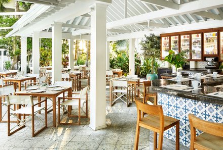 Florida Rundreise mit Kindern - Key West Parrot Key Resort - Restaurant