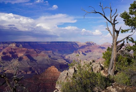 USA Reise mit Kindern Erfahrungen und Tipps - Grand Canyon Nationalpark - Ausblick