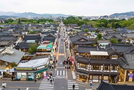 Südkorea for family - Gyeongju - Hwangridan-Gil Street