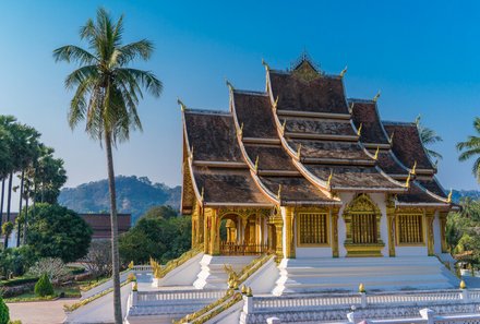 Laos und Vietnam Familienreise - Laos und Vietnam Reise mit Kindern - Traditionelle buddhistische Tempel Luang Prabang