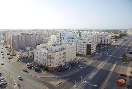 Oman for family individuell - Royal Tulip Muscat -  Ausblick vom Hotel