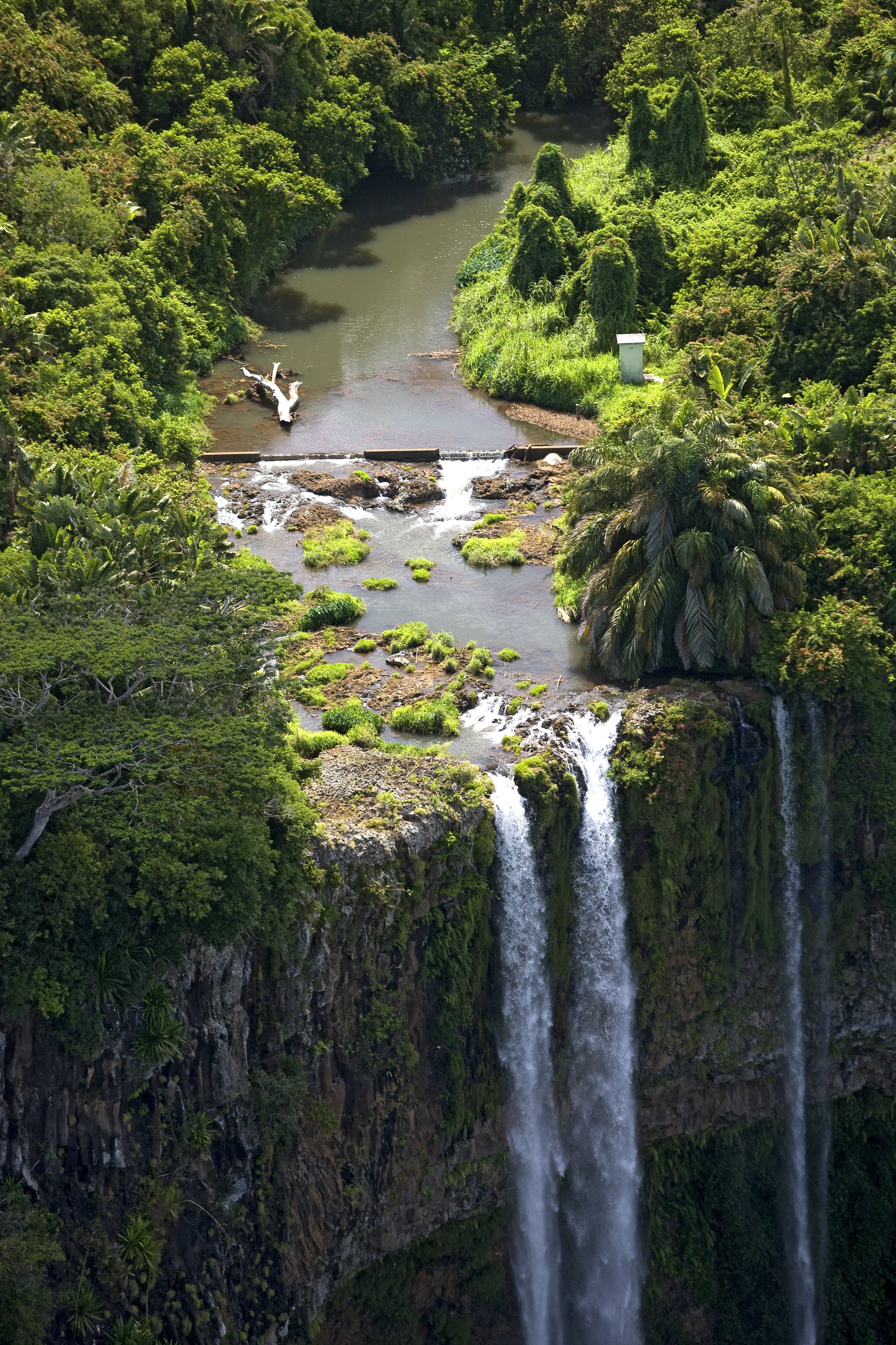 Mauritius Familienreise - Wasserfall Chamarel Falls