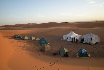 Marokko Familienurlaub - Zeltcamp in der Wüste Marokko