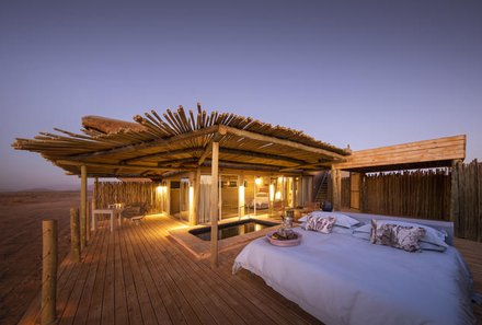 Individuelle Namibia Familienreise Deluxe - Wilderness Little Kuala - Schlafen unterm Sternenhimmel