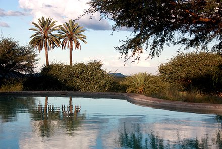 Namibia Familienreise - Namibia for family individuell - Otavi - Ghaub Lodge - Pool