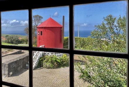 Azoren Family & Teens - Patio Eco Lodge - Ausblick aus dem Fenster