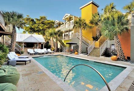 Florida Rundreise mit Kindern - Florida for family individuell - Key West - Truman House - Pool