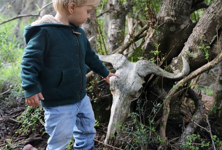 Garden Route mit Kindern individuell - Kind im Tsitsikamma Nationalpark