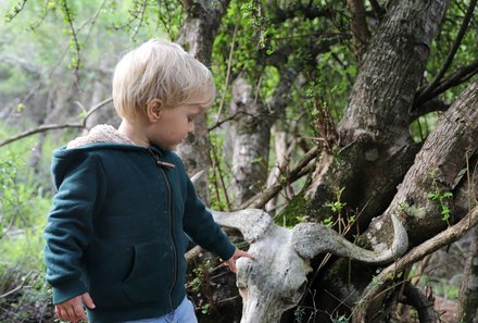 Südafrika mit Kindern - Südafrika Reise mit Kindern - Kind im Tsitsikamma Nationalpark