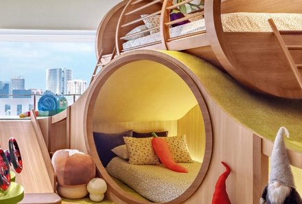 Bali for family deluxe - Familienreise Bali mit Kindern - Parkroyal Collection Marina Bay - Familienzimmer