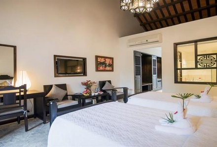 Vietnam for family individuell - Hoi An Ancient House Resort & Spa - Zimmergestaltung