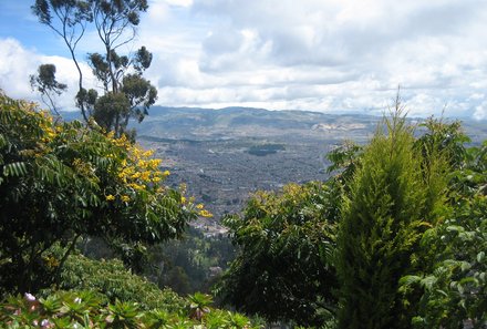 Kolumbien Familienreise - Kolumbien Family & Teens - Bogota - Blick von Berg Moserrate