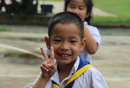 Familienreise Thailand - Thailand for family - fröhliches Kind