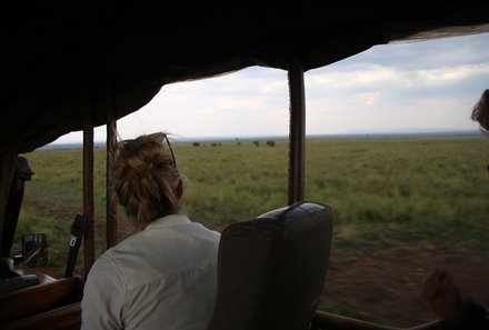 Kenia Familienreise - Kenia for family individuell - Masai Mara & Strand - Masai Mara - Nadja Albrecht auf Safari