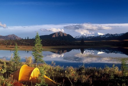 Kanada mit Kindern - Kanada for family - Zelten in den Bergen