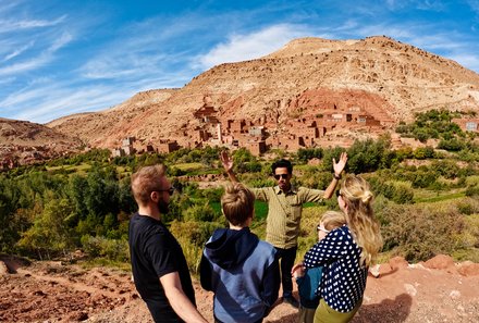 Marokko mit Kindern - Marokko for family - Blick auf Ait Ben Haddou