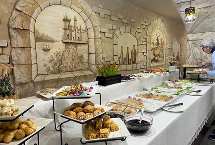 Usbekistan Rundreise - Samarkand - Hotel Ideal - Buffet