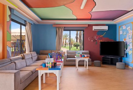 Familienreise Marokko - Marokko for family Deluxe - Hotel Aqua Fun Marrakesch - Spielecke für Kinder