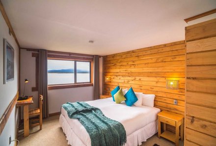 Chile & Argentinien Familienreise - Chile & Argentinien Family & Teens - Puerto Natales Weskar Lodge Zimmer