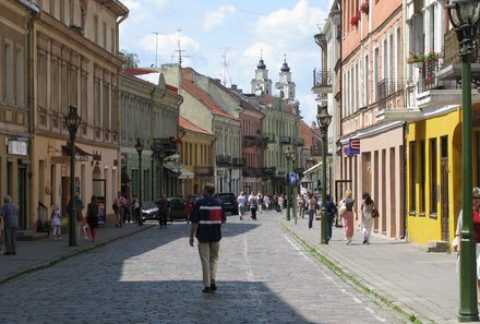 Baltikum for family - Kaunas - Straße
