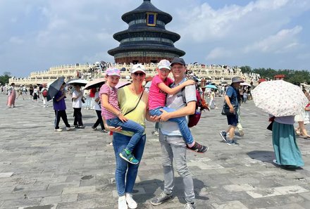 China mit Kindern - China for family - Familie vor dem Himmelstempel Peking