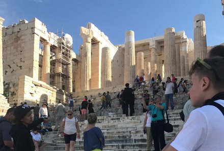 Griechenland Familienreise - Griechenland for family - Besichtigung der Akropolis