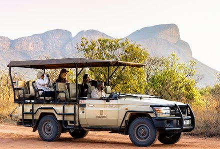 Familienreise Südafrika - Südafrika for family -best of safari - Jeepfahrt Entabeni