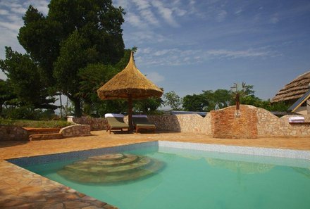 Uganda Family & Teens - Verlängerung in der The Haven River Eco River Lodge - Pool