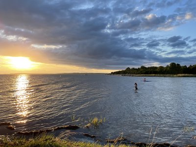 Feedback EEFFAL Sommer 2023 - Estland for family - Sonnenuntergang am See