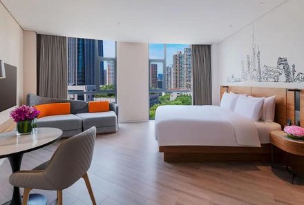 China for family - UrCove Shanghai Jing'an - Schlafzimmer