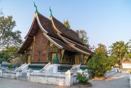 Laos und Vietnam Familienreise - Laos und Vietnam Reise mit Kindern - Tempel erkunden Luang Prabang