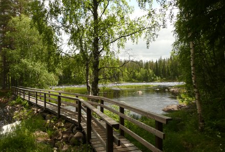 Finnland Familiyreise - Finnland Family & Teens individuell - Brücke über See