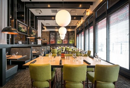 Kanada Familienreise - Rocky Mountains for family - Acclaim Hotel Calgary Airport - Restaurant
